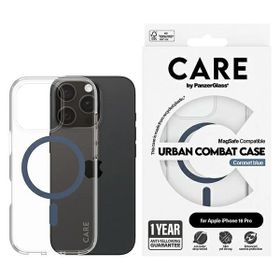 Etui CARE by PanzerGlass Flagship Case   iPhone 16 Pro 6,3" niebieski/blue MagSafe 1366