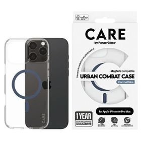 Etui CARE by PanzerGlass Flagship Case   iPhone 16 Pro Max 6,9" niebieski/blue MagSafe 1368