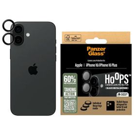 PanzerGlass Hoops Lens Protector iPhone  16 6.1" / 16 Plus 6.7" czarny 1283
