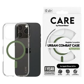 Etui CARE by PanzerGlass Flagship Case   iPhone 16 Pro 6,3" zielony/green MagSafe 1370