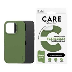 Etui CARE by PanzerGlass Fashion Case    iPhone 16 Pro 6.3" zielony/green MagSafe 1386