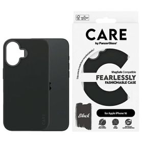 Etui CARE by PanzerGlass Fashion Case    iPhone 16 6.1" czarny/black MagSafe 1377