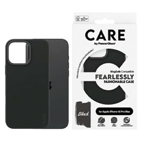 Etui CARE by PanzerGlass Fashion Case    iPhone 16 Pro Max 6.9" czarny/black MagSafe 1380