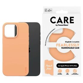 Etui CARE by PanzerGlass Fashion Case    iPhone 16 Pro Max 6.9" brzoskwiniowy/peachy MagSafe 1392