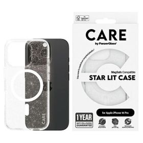 Etui CARE by PanzerGlass Flagship Star   Lit Case iPhone 16 Pro 6,3" biały/white MagSafe 1342