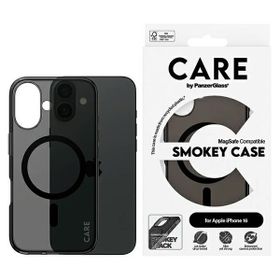 Etui CARE by PanzerGlass Flagship Case   iPhone 16 6.1" dymny/smokey MagSafe 1349