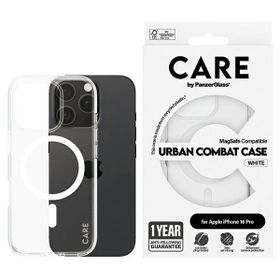 Etui CARE by PanzerGlass Flagship Case   iPhone 16 Pro 6.3" biały/white MagSafe 1338