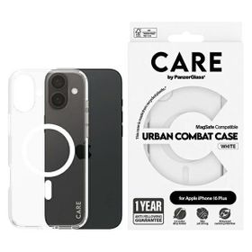 Etui CARE by PanzerGlass Flagship Case   iPhone 16 Plus 6.7" biały/white MagSafe 1339