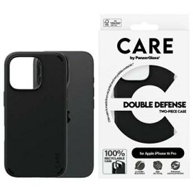 Etui CARE by PanzerGlass Feature Double  Defense Case iPhone 16 Pro 6.3" czarny/black 1334