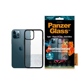 PanzerGlass ClearCase iPhone 12 Pro Max6,7" Antibacterial czarny/black