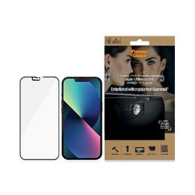 PanzerGlass E2E Microfracture iPhone 13/13 Pro 6,1" CamSlider Swarovsky Case Friendly AntiBacterial czarny/black 2751