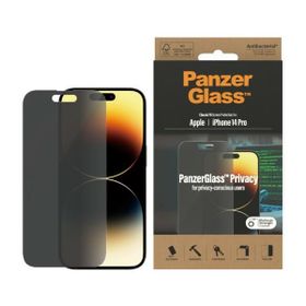 PanzerGlass Classic Fit iPhone 14 Pro6,1" Privacy Screen Protection Antibacterial P2768