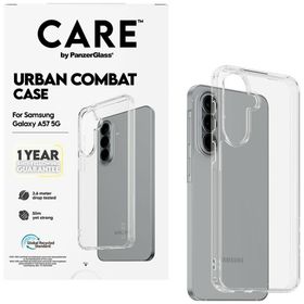 Etui CARE by PanzerGlass Flagship Urban Combat do Samsung Galaxy A57 5G przezroczysty