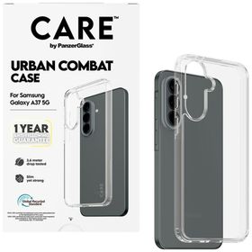 Etui CARE by PanzerGlass Flagship Urban Combat do Samsung Galaxy A37 5G przezroczysty