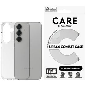 Etui CARE by PanzerGlass Flagship Urban Combat do Samsung Galaxy S25+ przezroczysty