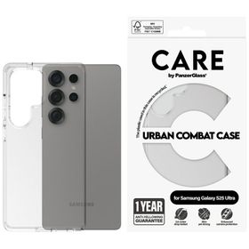 Etui CARE by PanzerGlass Flagship Urban Combat do Samsung Galaxy S25 Ultra przezroczysty