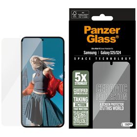 Szkło ceramiczne PanzerGlass Ceramic Ultra-Wide Fit do Samsung Galaxy S25