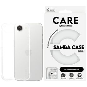 Etui CARE by PanzerGlass Samba Case do   iPhone 16e / 17e przezroczysty