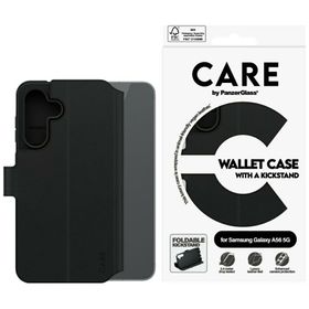 Etui CARE by PanzerGlass Feature Wallet Kickstand do Samsung Galaxy A56 5G czarny