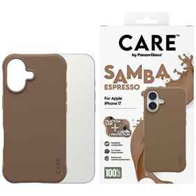 Etui CARE by PanzerGlass Fashionable     Samba MagSafe do iPhone 17 espresso