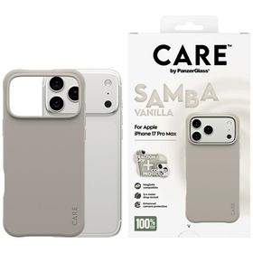 Etui CARE by PanzerGlass Fashionable     Samba MagSafe do iPhone 17 Pro Max waniliowy