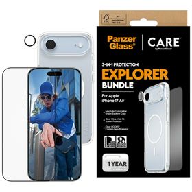 Zestaw ochronny CARE by PanzerGlass      Flagship Explorer 3w1 Etui+Szkło+Lens do iPhone Air