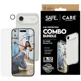 Zestaw ochronny CARE by PanzerGlass      Fashionable Combo 3w1 Etui+Szkło+Lens do iPhone Air