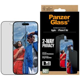 Szkło prywatyzujące PanzerGlass          Ultra-Wide Fit EasyAligner do iPhone Air