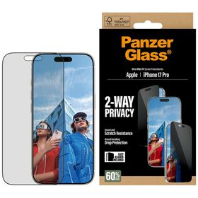 Szkło prywatyzujące PanzerGlass          Ultra-Wide Fit EasyAligner do iPhone 17 Pro