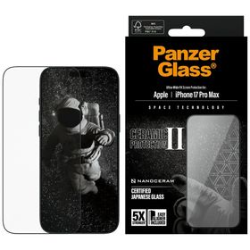 Szkło ceramiczne PanzerGlass Ceramic II  Ultra-Wide Fit EasyAligner do iPhone 17 Pro Max