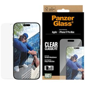 Szkło hartowane PanzerGlass Classic Fit  EasyAligner do iPhone 17 Pro Max