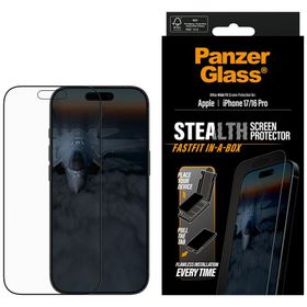 Szkło hartowane PanzerGlass Stealth      Ultra-Wide Fit Fastfit do iPhone 17 / 16 Pro
