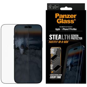 Szkło hartowane PanzerGlass Stealth      Ultra-Wide Fit Fastfit do iPhone 17 Pro Max