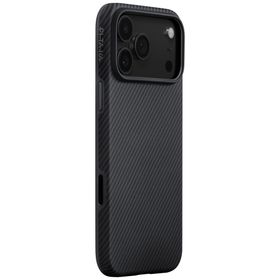Etui PITAKA Aramid UltraGuard MagSafe do iPhone 17 Pro Max czarno szary