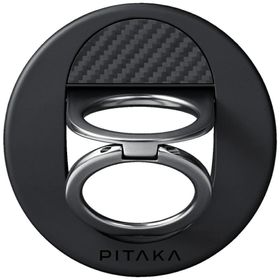 Uchwyt magnetyczny PITAKA MagEZ Grip 3 MagSafe do telefonu czarno szary