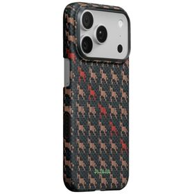 Etui PITAKA Edge Case Happiness Rides In do iPhone 17 Pro Max ebon kylin