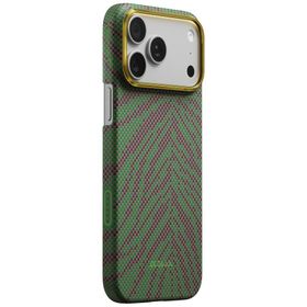 Etui PITAKA Edge Case Breath of Veins do iPhone 17 Pro sprout surge
