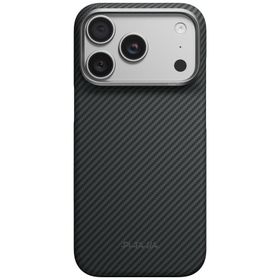 Etui PITAKA Edge Case do iPhone 18 Pro / 17 Pro czarno-szary