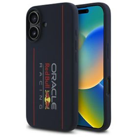 Red Bull RBHMP16S24SIOLRV iPhone 16 6.1" hardcase granatowy/navy Silicone Vertical Logo MagSafe