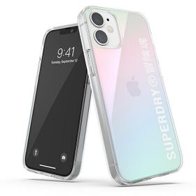 SuperDry Snap iPhone 12 mini Clear CaseGradient 42598