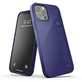 SuperDry Snap iPhone 12/12 Pro Compostable granatowy/navy 42627