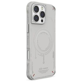 Skinarma etui Mecha iPhone 16 Pro Max    6.9" Magnetic Charging jasno szary/light grey