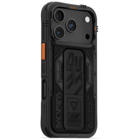 Etui Skinarma Phantom do iPhone 17 Pro   Magnetic Charging + Grip Stand czarny