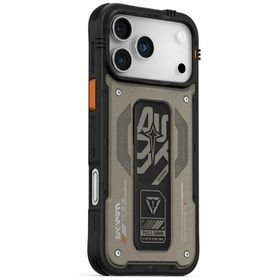 Etui Skinarma Aegis do iPhone 17 Pro Max Magnetic Charging + Grip Stand szary