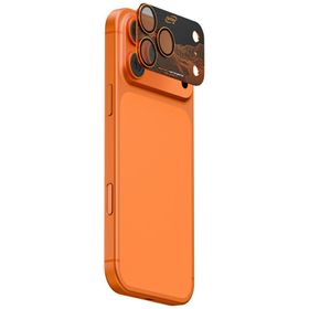 Szkło na obiektyw aparatu Skinarma Sonix Full Aluminium do iPhone 17 Pro Max pomarańczowy