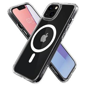 Spigen Ultra Hybrid Mag iPhone 13 6.1"   Magsafe biały/white ACS03528