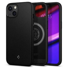 Spigen Mag Armor iPhone 13 6.1" czarny   mat/matte black ACS03546