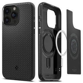 Spigen Mag Armor iPhone 15 Pro 6.1"MagSafe czarny/matte black ACS06736