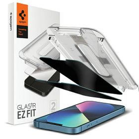 Spigen Glas.TR iPhone 17e/16e/14/13/13 Pro   6,1" PRIVACY 2-Pack "EZ FIT" AGL03388 szkło hartowane