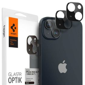 Spigen Optik.Tr Camera iPhone 14/14 PlusLens 2szt./2pcs czarny/black AGL05274